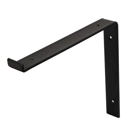 black metal shelf brackets uk|black shelf brackets 12 inch.